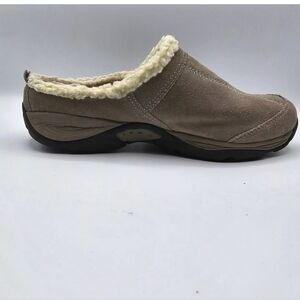 Explorer24 By Easyspirit Slippers Womens 8.5 M Elysse Mule Gray Leather